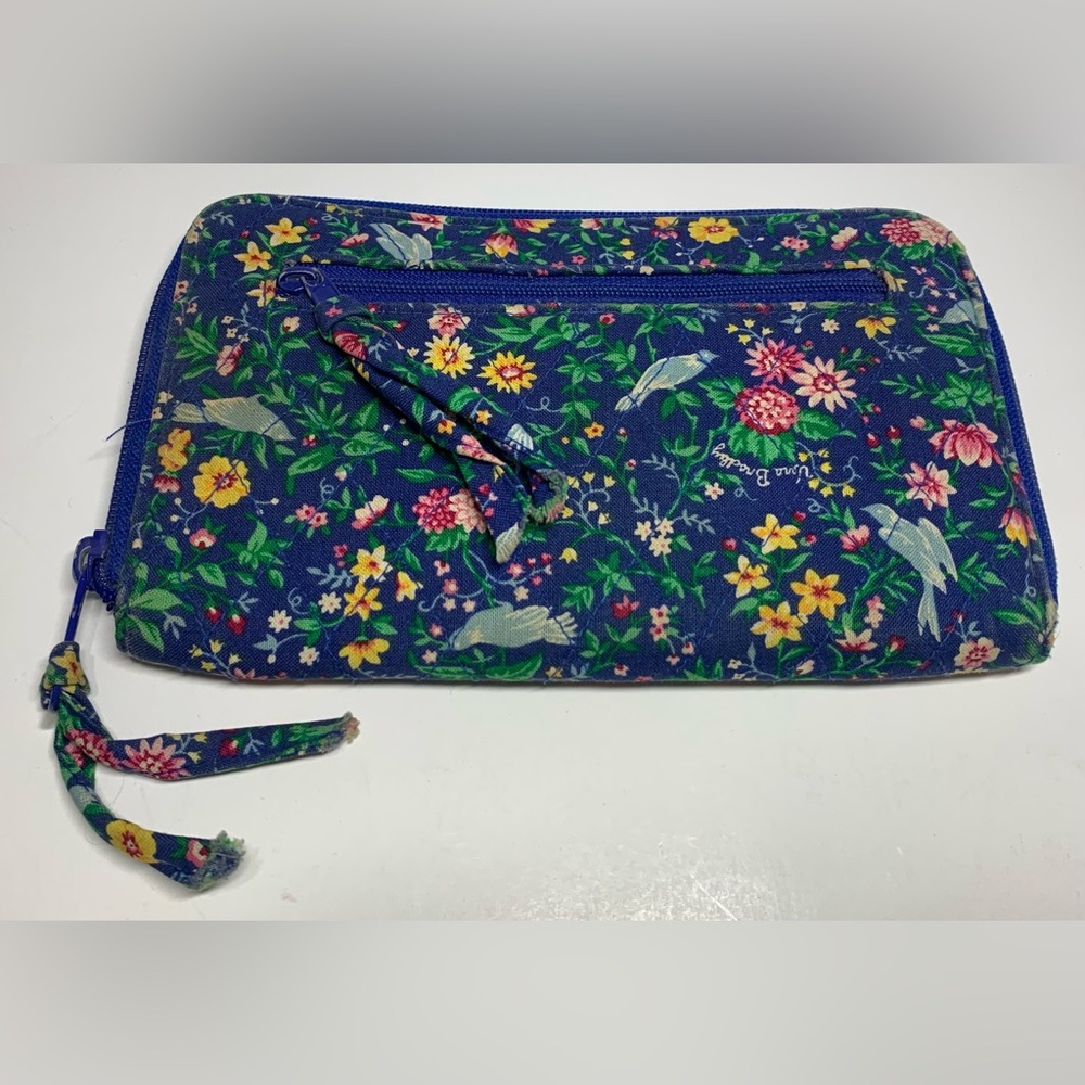 Vera Bradley Vintage Retired Blue Bird Set - Makeup Bags,Coin Purse, Wallet, etc - Picture 5 of 9